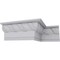 Ekena Millwork 4 3/4"H x 2 3/8"P x 5 1/4"F x 94 1/2"L Anise Crown Moulding MLD05X02X05AN - alternate 2
